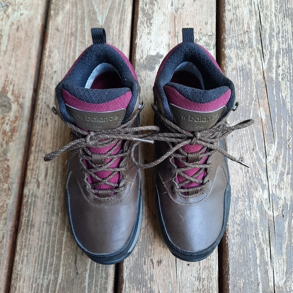 New Balance 1400 V1 Trail Walking Boots Dark Brown leather hiking boots WW1400DB - Picture 6 of 16